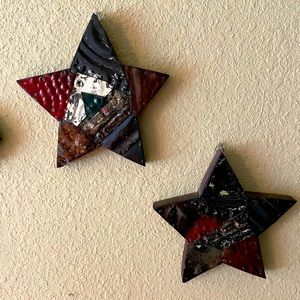 Decorative tin stars
